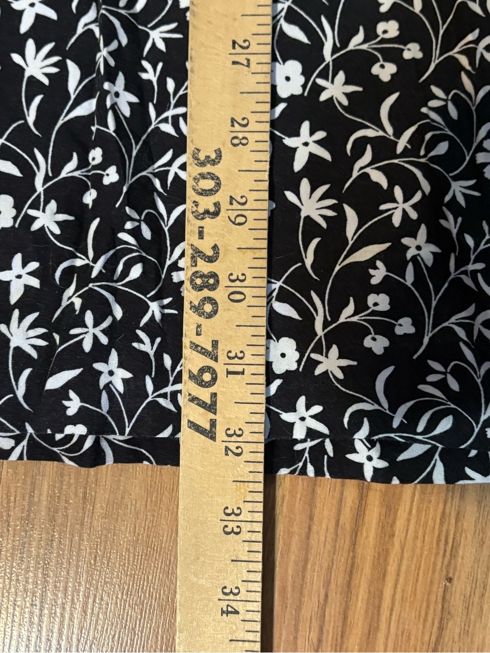 Christopher & Banks Black and White Floral Maxi Skirt - Picture 5 of 5